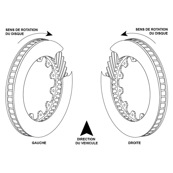 2 disques de frein universels rainur�s 295x24mm