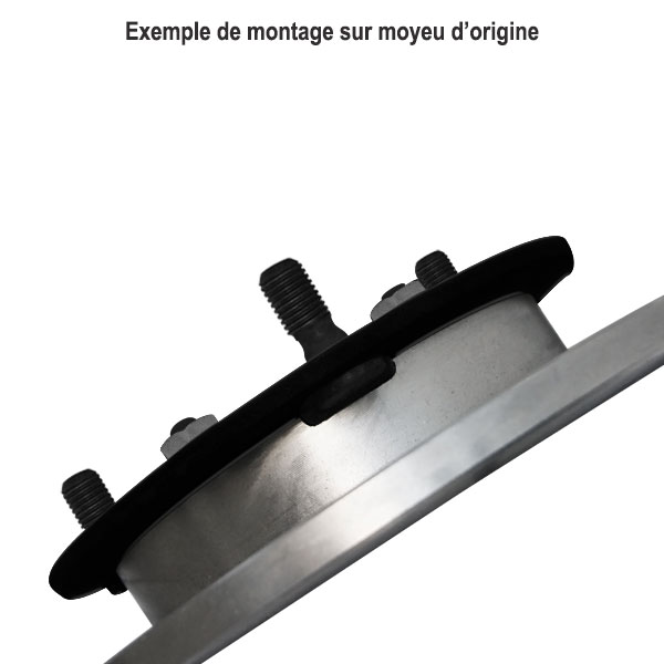2 Disques de frein GrN Renault R8 Gordini montage gros freins triers R16 - Avant