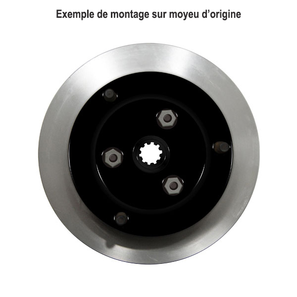 2 Disques de frein GrN Renault R8 Gordini montage gros freins triers R16 - Avant