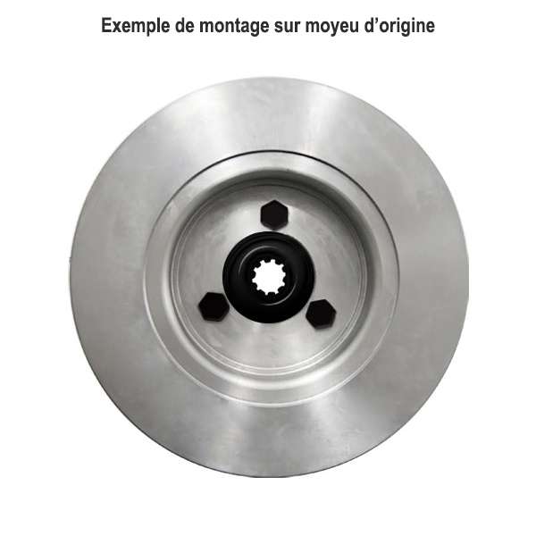 2 Disques de frein GrN Renault R8 Gordini montage gros freins triers R16 - Avant