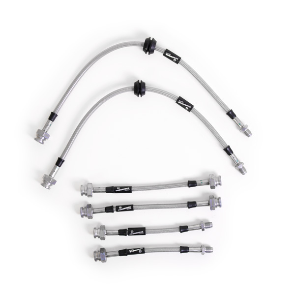 Kit 6 flexibles de frein aviation Fiat Barchetta 1.8 16S