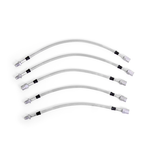 Kit 5 flexibles de frein aviation Renault R21 2.0 Turbo - avec flexible limiteur