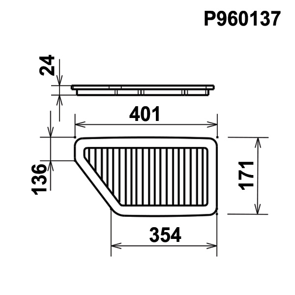 Filtre de remplacement GREEN pour Audi A3 8P - Filtre PLAT