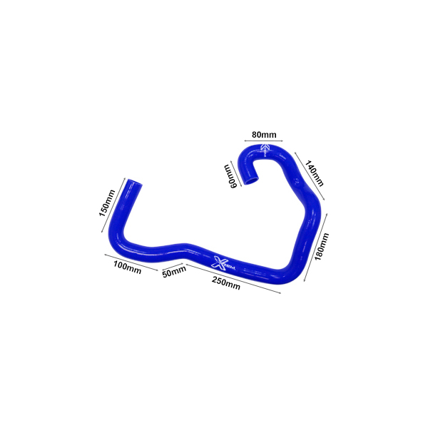 Kit 4 durites refroidissement silicone Peugeot 106 1.6 S16 montage 6