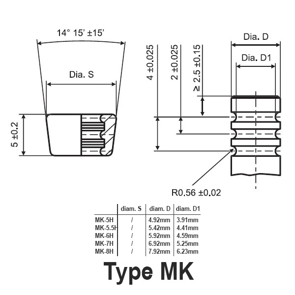 Coupelle sup�rieure de ressort de soupape Volkswagen moteurs 2E, ADY et AGG - montage 8mm, ressorts doubles