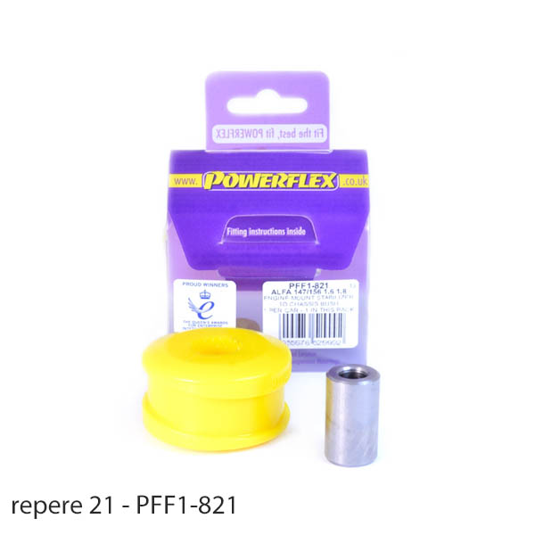 Silent blocs polyurthane Alfa Romeo 155