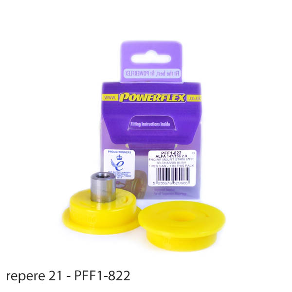 Silent blocs polyurthane Alfa Romeo 155