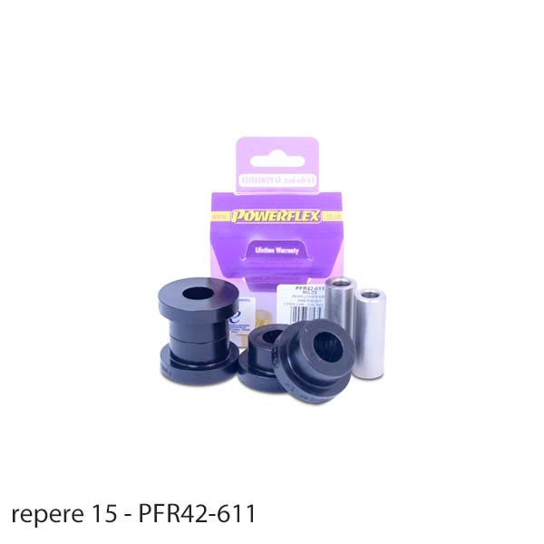 Silent blocs polyurthane Honda Civic CRX Del Sol