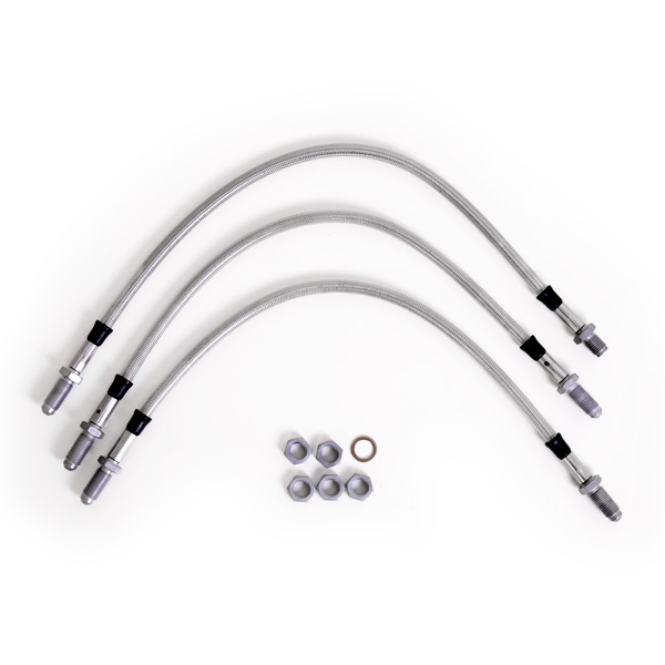 Kit 3 flexibles de frein aviation Alfa Romeo Spyder