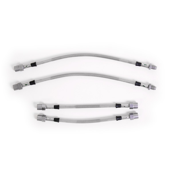 Kit 4 flexibles de frein aviation BMW Serie 3 E30 sauf 323 - Freins Arri�res Tambour