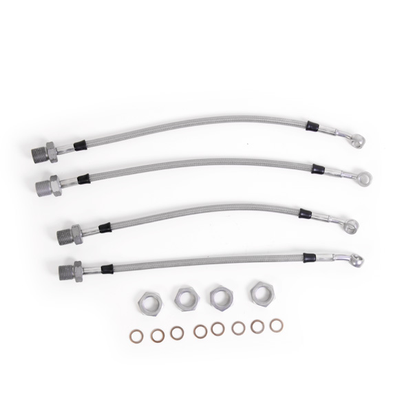 Kit 4 flexibles de frein aviation Fiat 128 3P