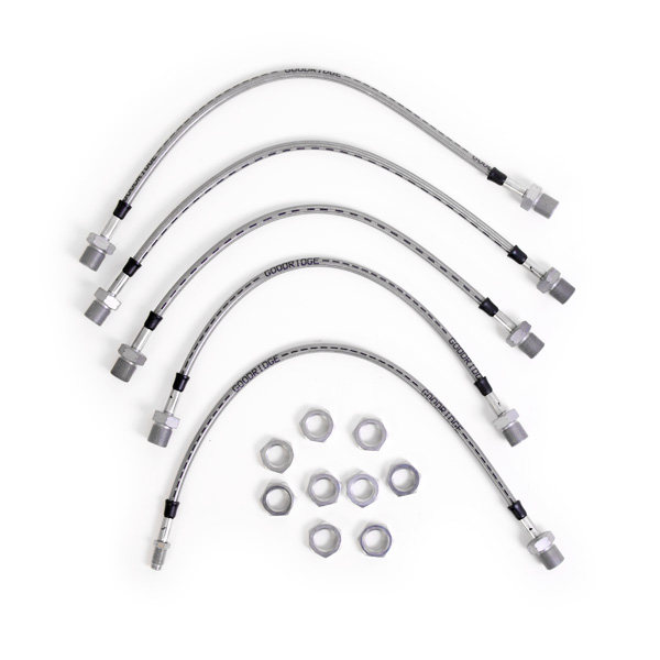 Kit 5 flexibles de frein aviation Lancia Fulvia 1.3S