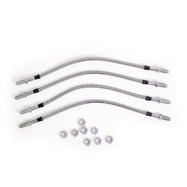 Kit 4 flexibles de frein aviation Lotus Excel
