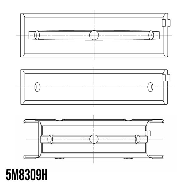 Coussinets de vilebrequin trimtal Subaru EJ22 - incluant Turbo