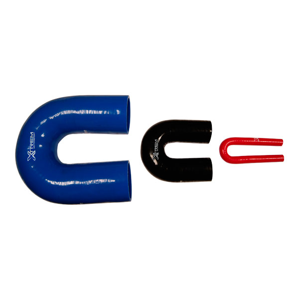 Réducteur Coudé 90° Silicone Bonrath - 50mm De Long, Diamètre 38>32mm, Pour Air/eau (max 180°C)
