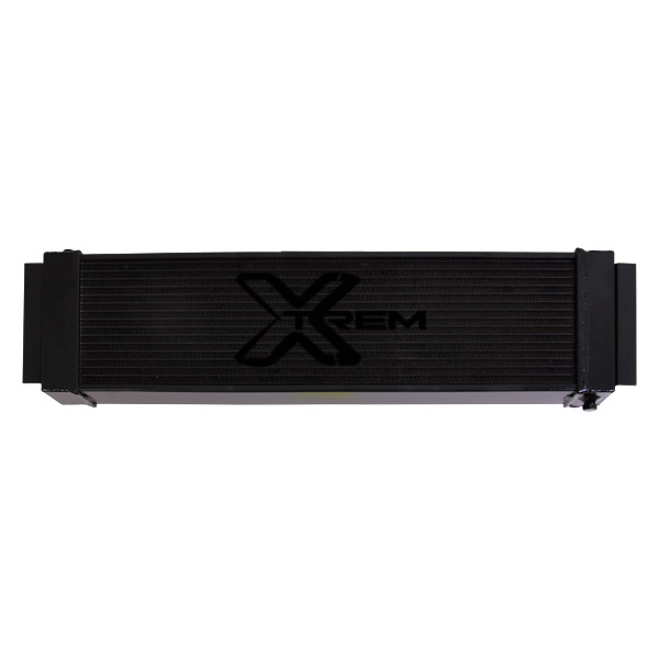 Radiateur avant aluminium Alpine A110 1300 et 1600 - noir mat