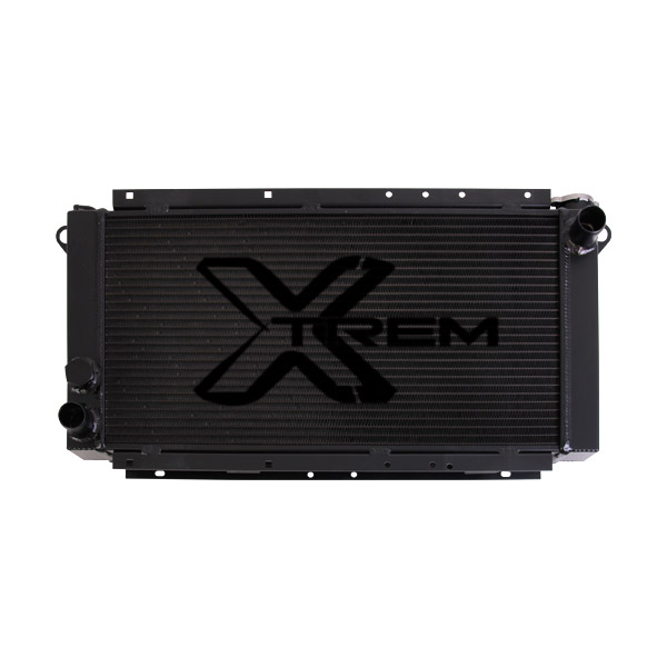Radiateur aluminium Renault R5 Turbo - Maxi paisseur - noir mat