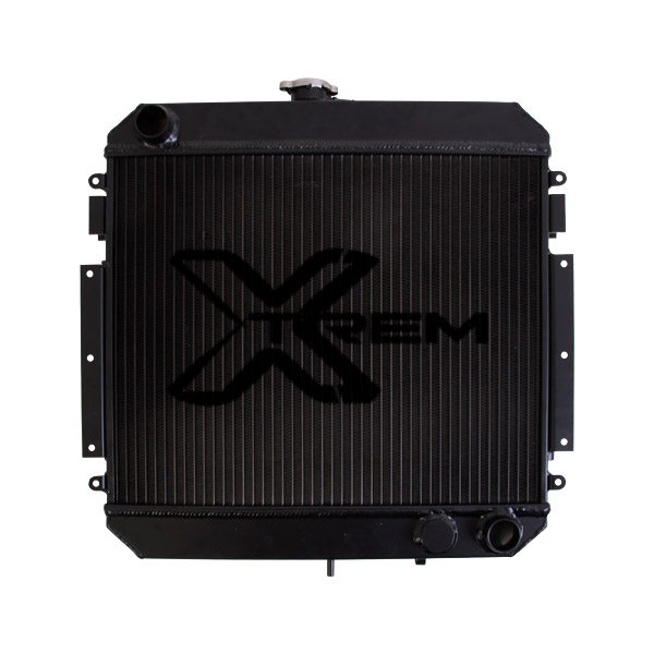 Radiateur aluminium Opel Manta - noir mat