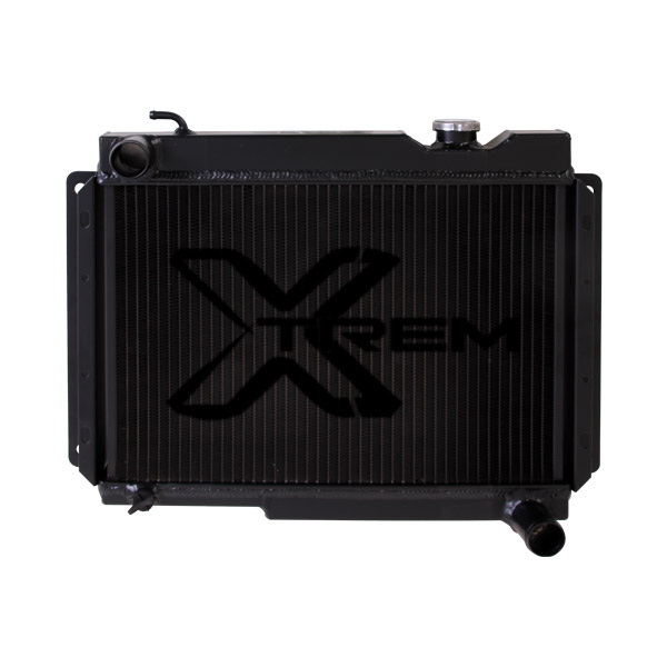 Radiateur arrire aluminium Renault R8 Gordini - noir mat