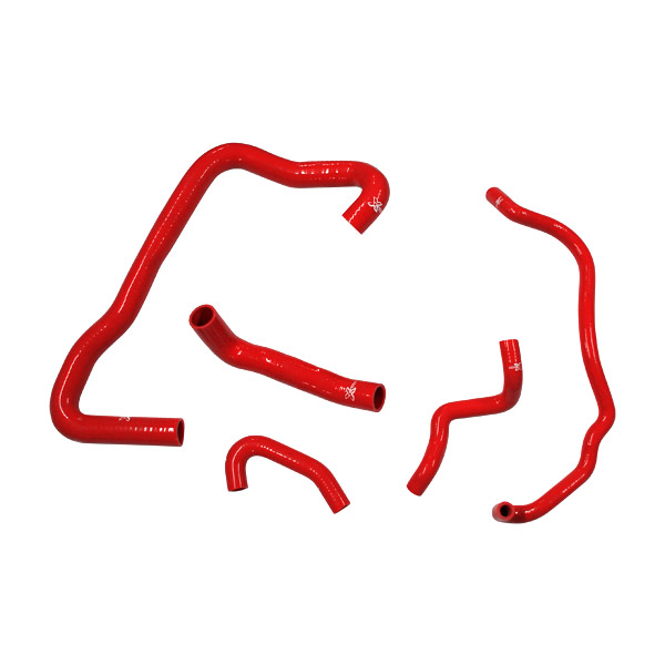 Kit 5 durites refroidissement silicone Peugeot 106 1.6 Rallye phase 2 - sans modine