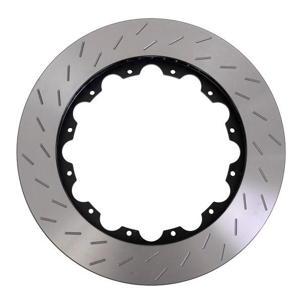 2 disques de frein sur bol rainur�s Montage AP RACING - 355x32mm