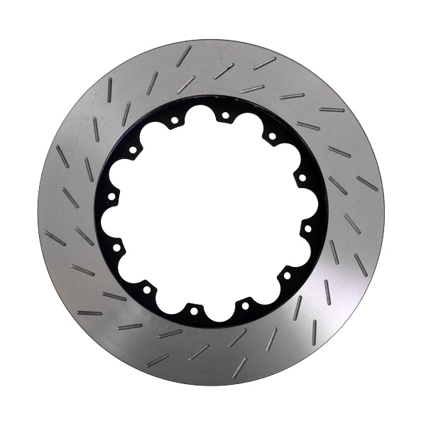 2 disques de frein sur bol rainur�s Montage AP RACING - 304x30mm