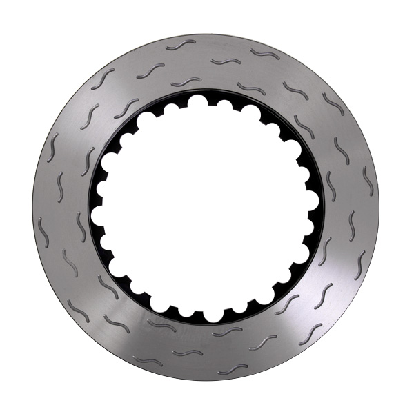 2 disques de frein sur bol rainur�s Citro�n DS3 F2000 type R3 - 330x30mm