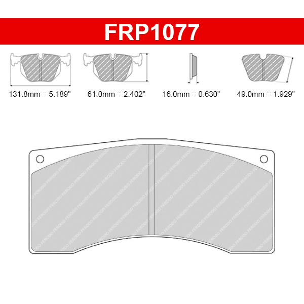 Plaquettes de frein Peugeot 208 Rallye 4 R2