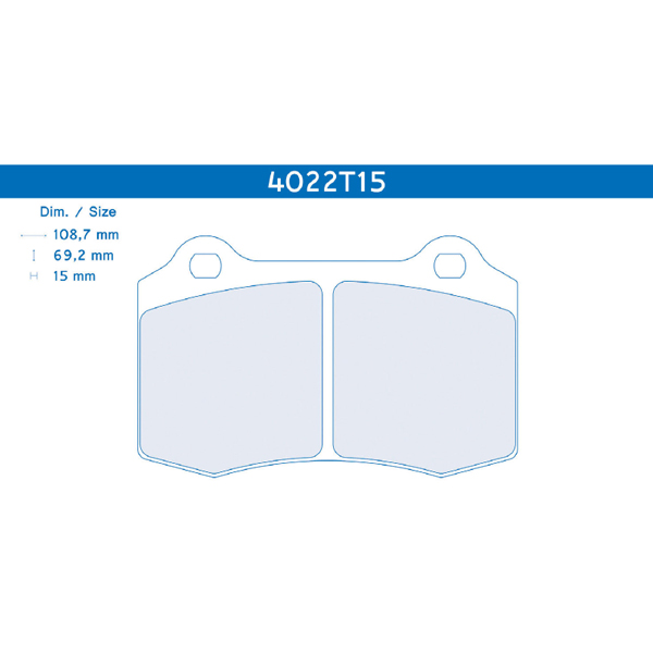 Plaquettes de frein Citro�n C2 R2 Max - Terre