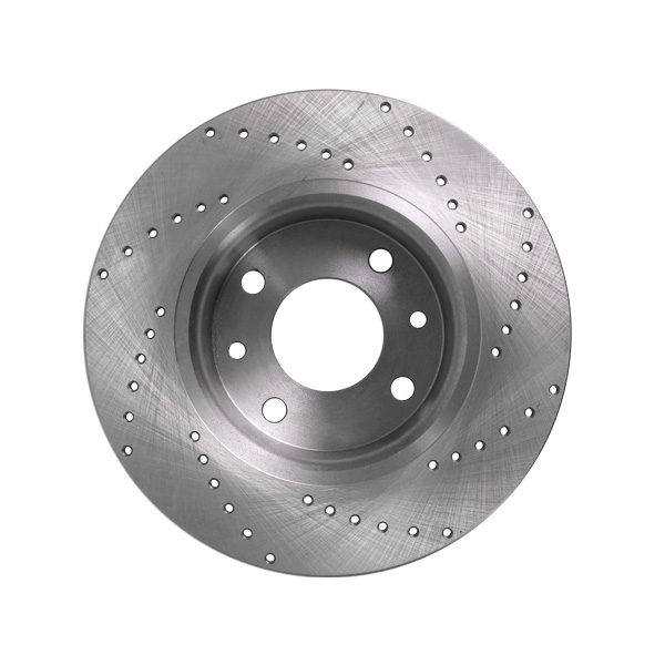 2 disques de frein arri�res perc�s Renault R11 Turbo GrA - 254x9.7mm