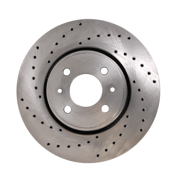 2 disques de frein arri�res perc�s Renault Megane Maxi - 254x9.7mm