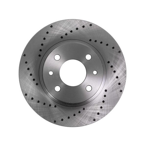 2 disques de frein arri�res perc�s Renault Megane Maxi - 254x9.7mm