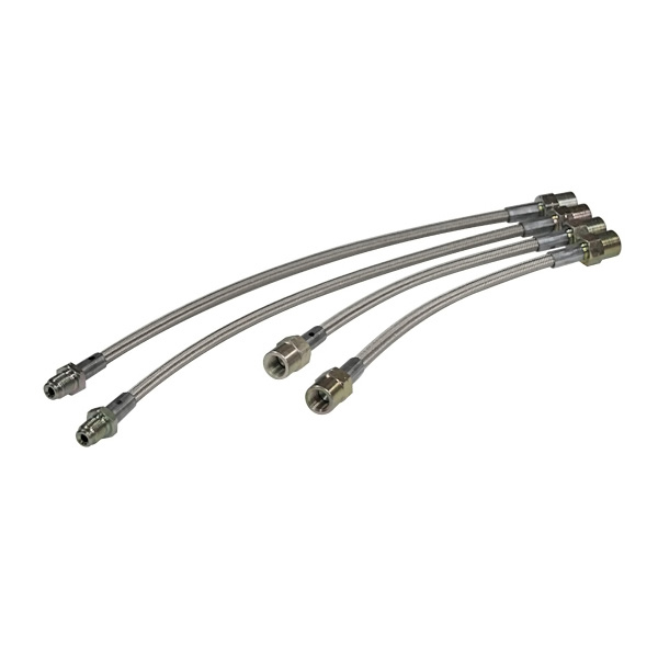 Kit 4 flexibles de frein aviation Ford Focus RS 2 � partir de 2009