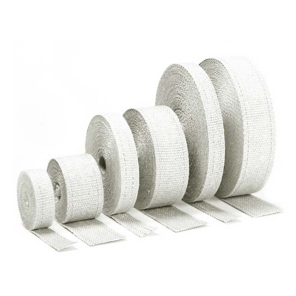Bande thermique fibre c�ramique blanche 25mm - par 5 m�tres