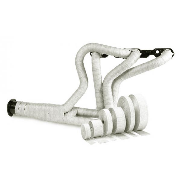 Bande thermique fibre c�ramique blanche 25mm - par 5 m�tres
