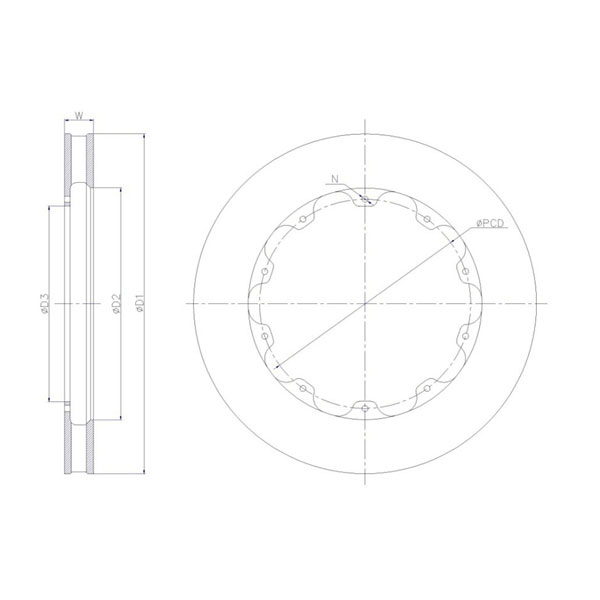 2 disques de frein sur bol rainur�s Renault Clio RS F2000 - arri�re - 265x8mm