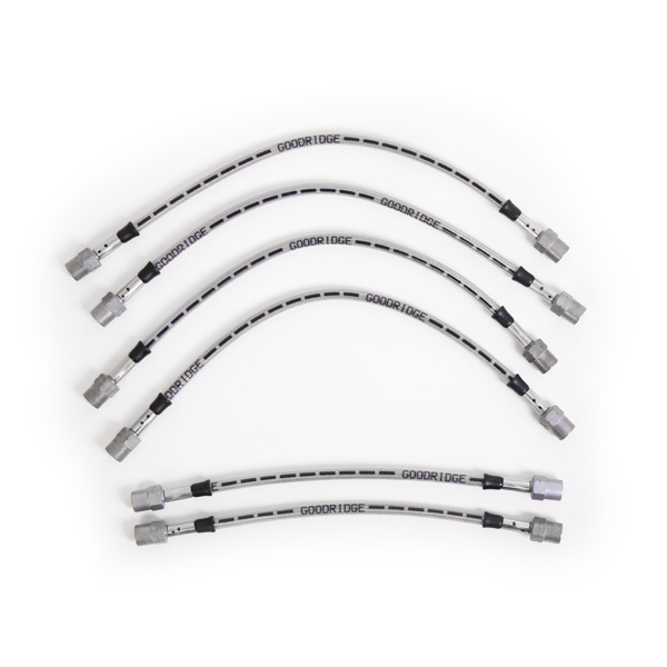 Kit 6 flexibles de frein aviation BMW 2002, 2002Ti et 2002 Tii