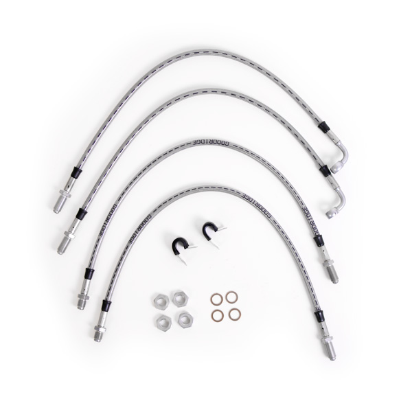 Kit 4 flexibles de frein aviation Ford Escort MK5 RS2000
