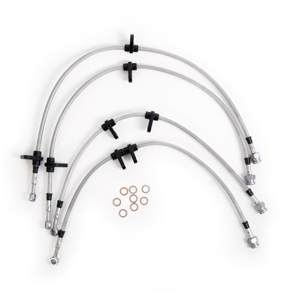 Kit 4 flexibles de frein aviation MG ZS