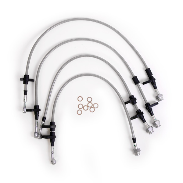 Kit 4 flexibles de frein aviation MG ZT