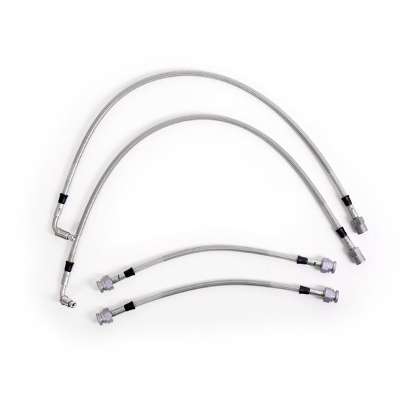 Kit 4 flexibles de frein aviation Peugeot 406 Coupe V6 et HDi