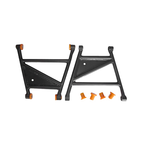 Kit 2 triangles arrire 4 trous avec silentblocs polyurthane Renault R5 Turbo 1 et 2