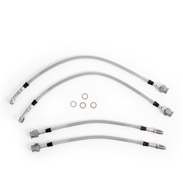 Kit 4 flexibles de frein aviation Porsche 928 - avec banjos