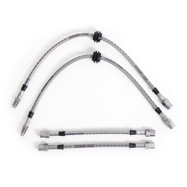 Kit 4 flexibles de frein aviation BMW Serie 7 E32 tous mod�les sauf V8