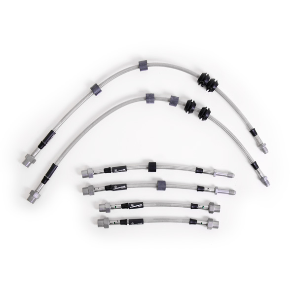 Kit 6 flexibles de frein aviation BMW Serie 1 E81 - E87 116 et 130