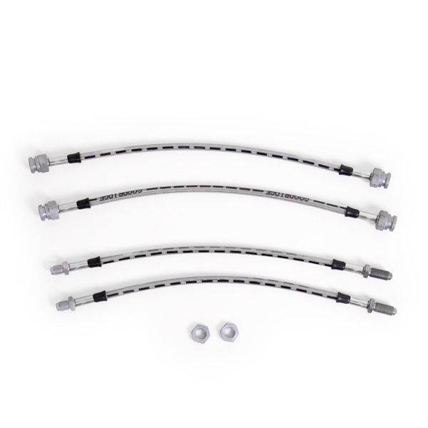 Kit 4 flexibles de frein aviation Ford Fiesta MK1