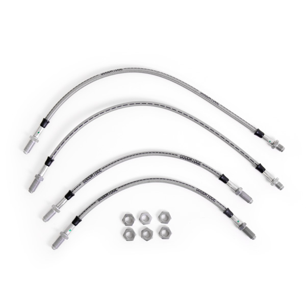 Kit 4 flexibles de frein aviation Ford Fiesta MK3