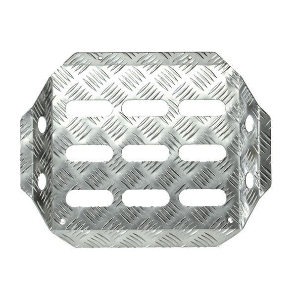 Repose-pieds co-pilote OMP en aluminium gaufr
