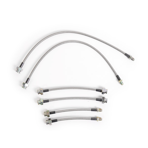 Kit 6 flexibles de frein aviation Fiat Uno Turbo avec anti-patinage