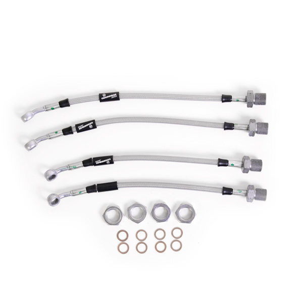 Kit 4 flexibles de frein aviation Fiat 127 1050 Sport et 1300 GT